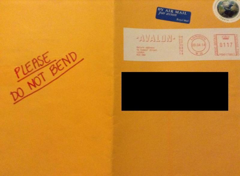 Freddie Highmore Envelope.JPG